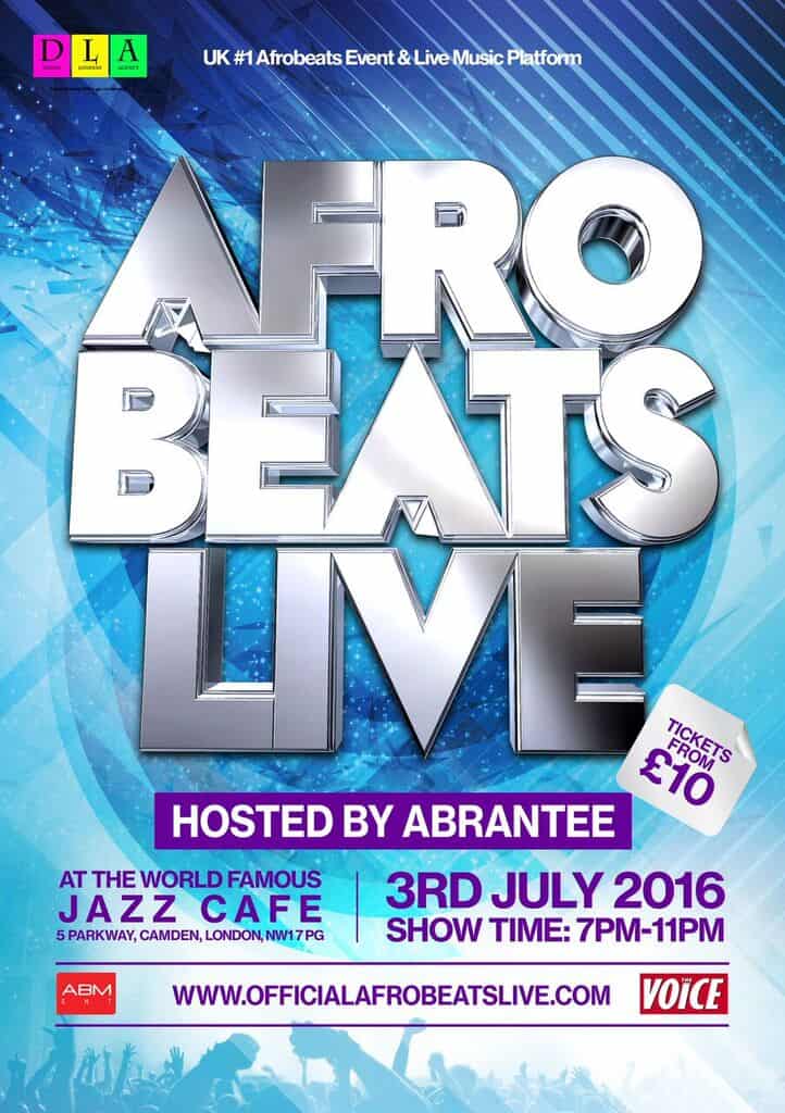 Afrobeats Live Flyer