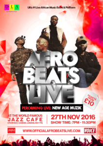 new-age-musik afro beats live