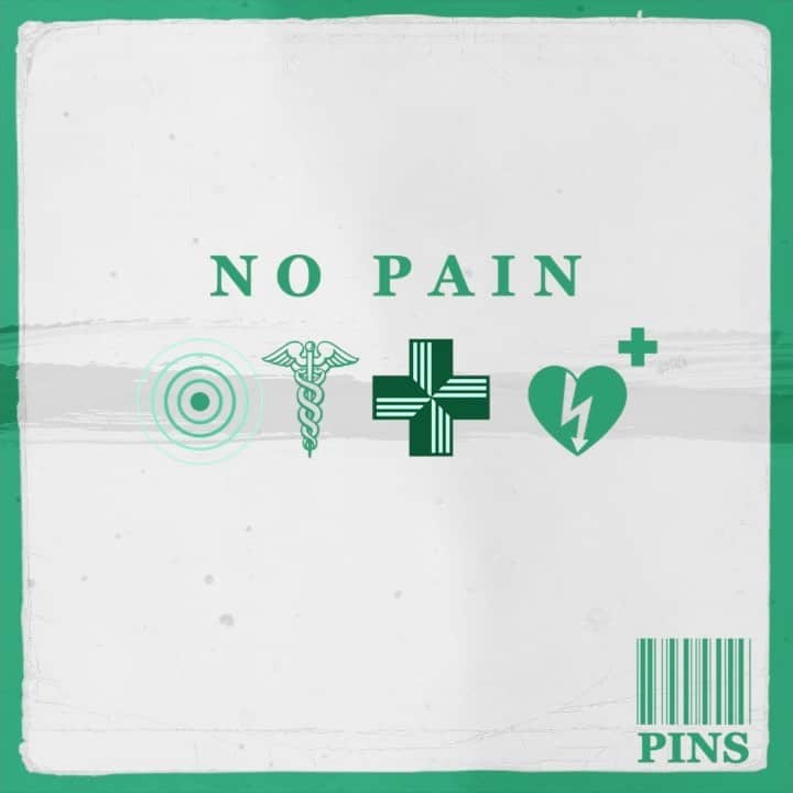 Pins - no pain - artwork